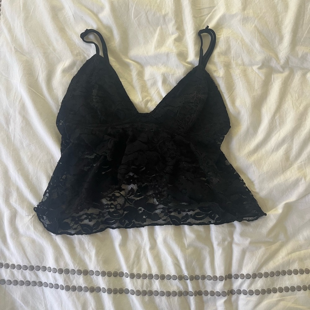Motel Rocks lace going out top